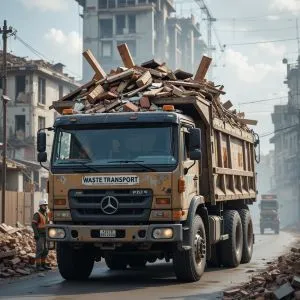 Produto: transporte de residuos para construcao civil